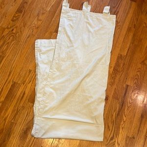 Cotton Curtain Panel with Tab Top in Cream